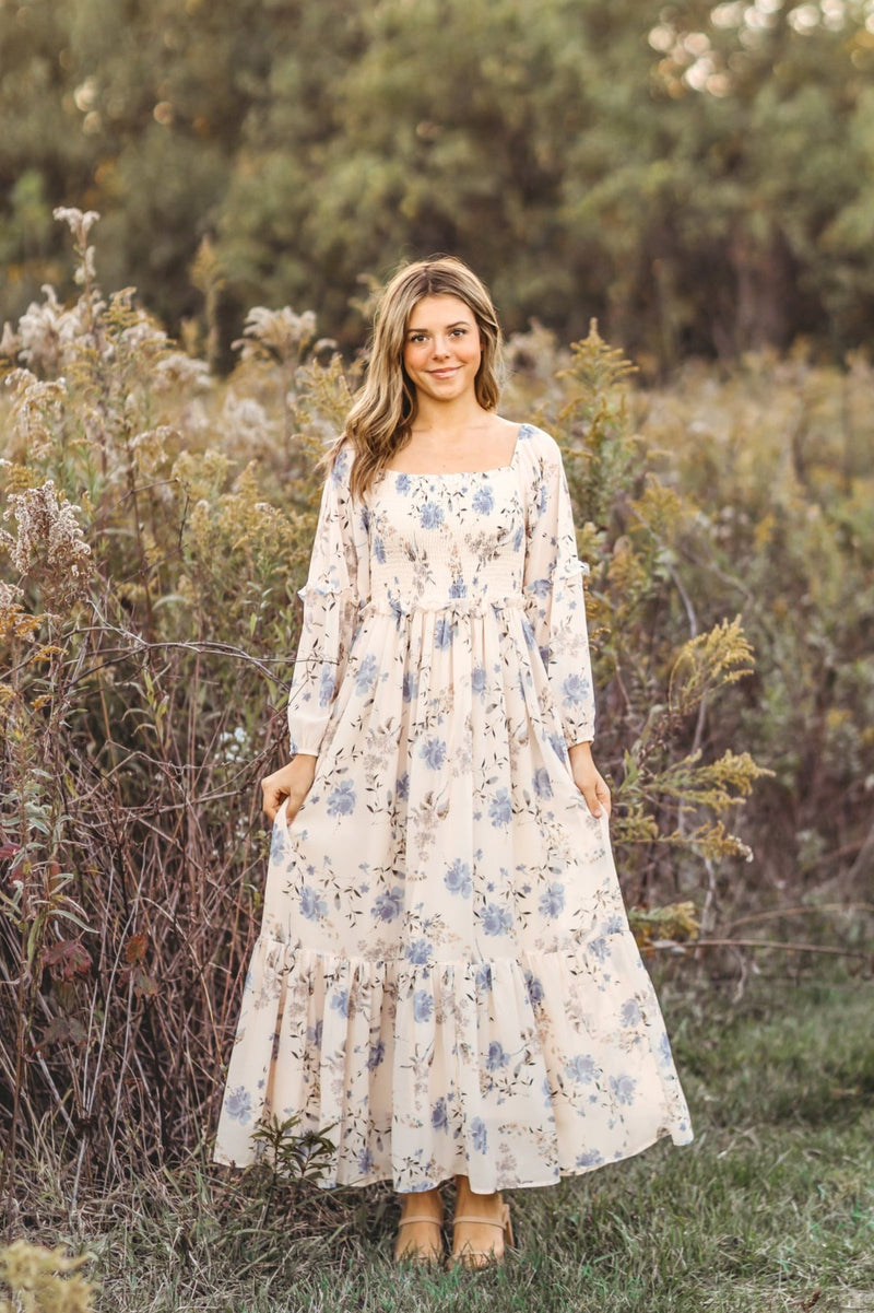 Women's Pippa Maxi (floral blue)