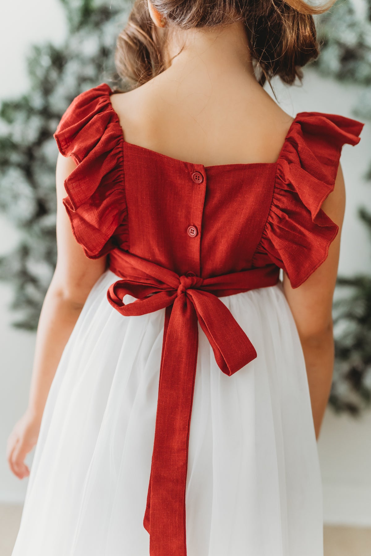 Clara Christmas Dress (red)