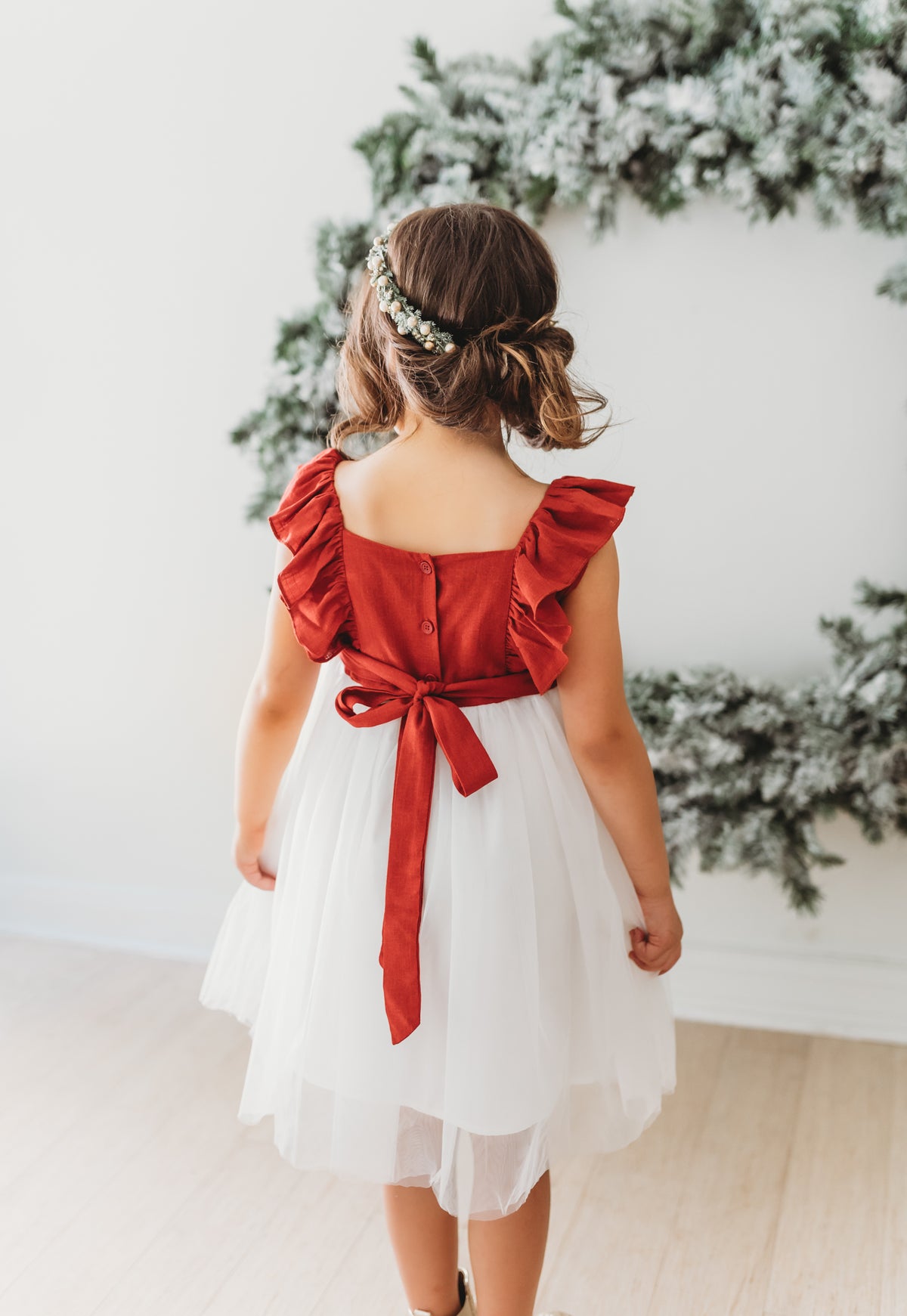 Clara Christmas Dress (red)