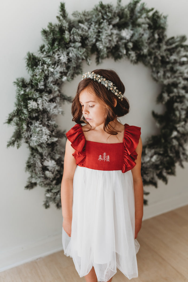 Clara Christmas Dress (red)