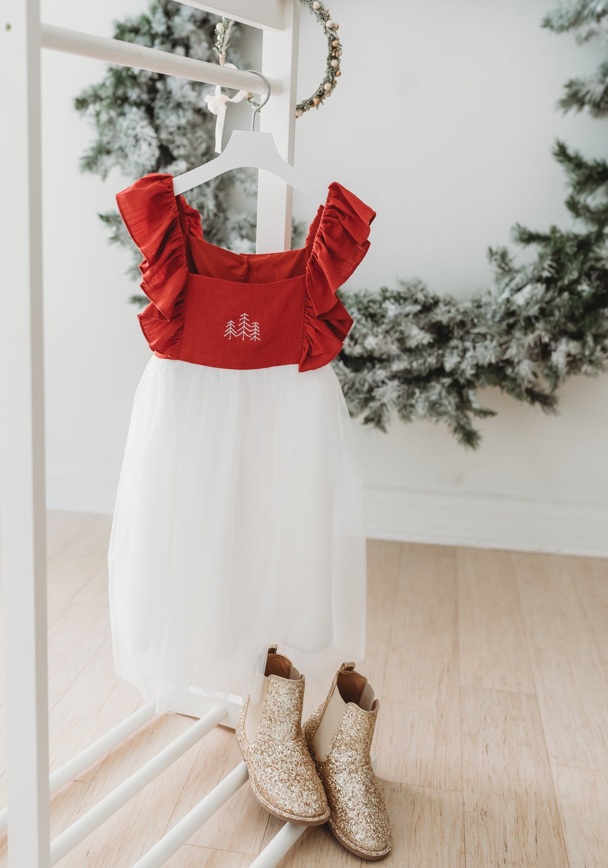 Clara Christmas Dress (red)