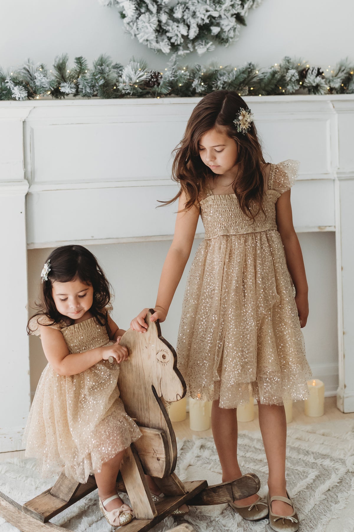 Juliet Tulle Dress (sequin gold) PREORDER