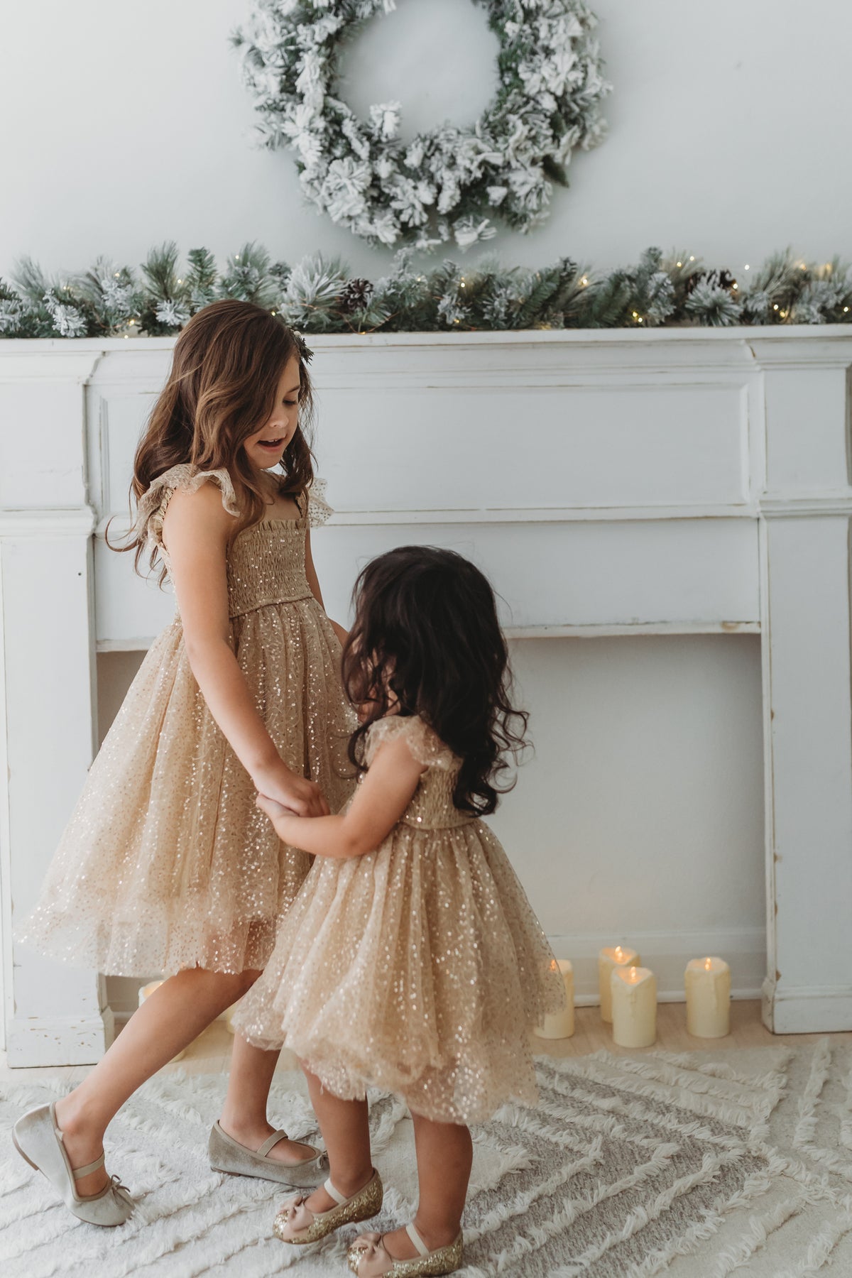 Juliet Tulle Dress (sequin gold)