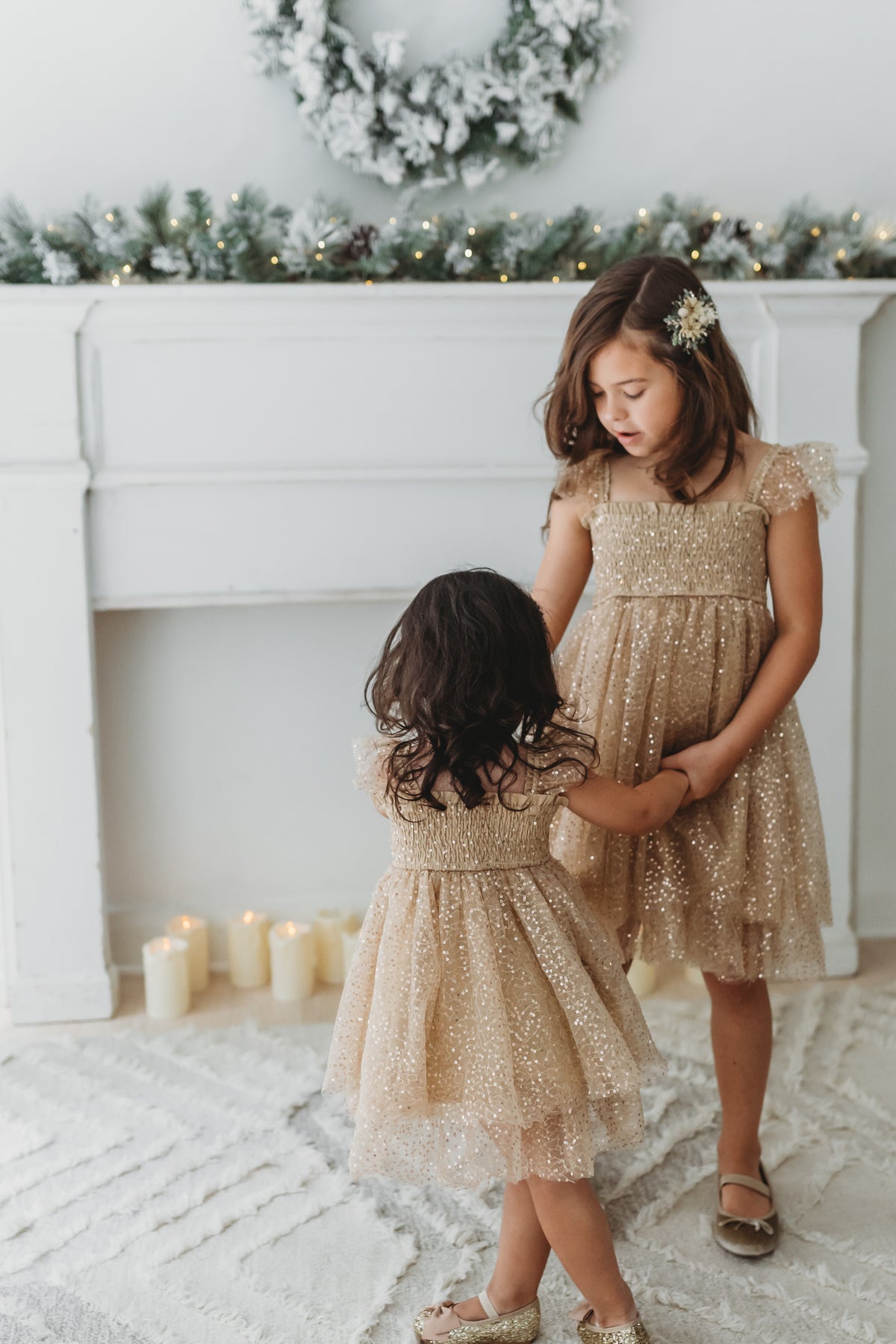 Juliet Tulle Dress (sequin gold) PREORDER