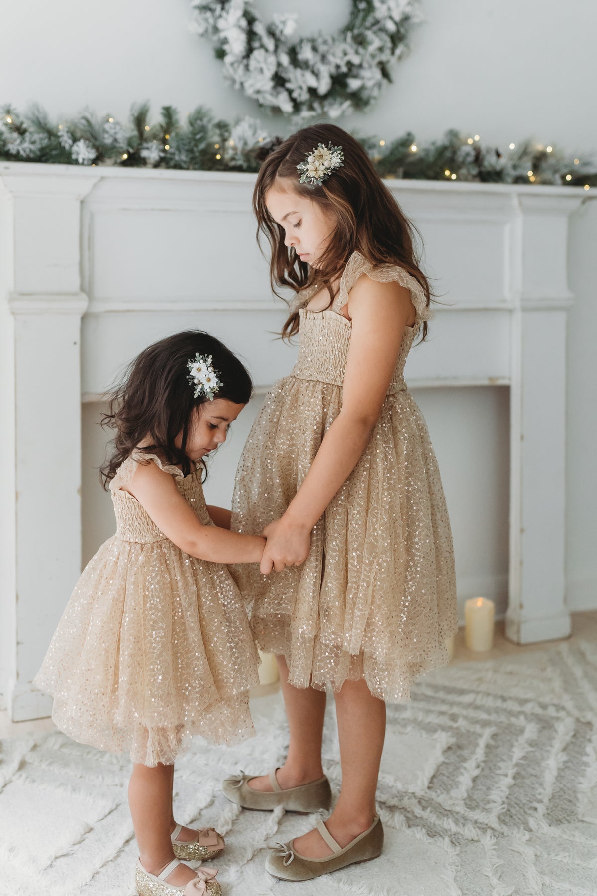 Juliet Tulle Dress (sequin gold)