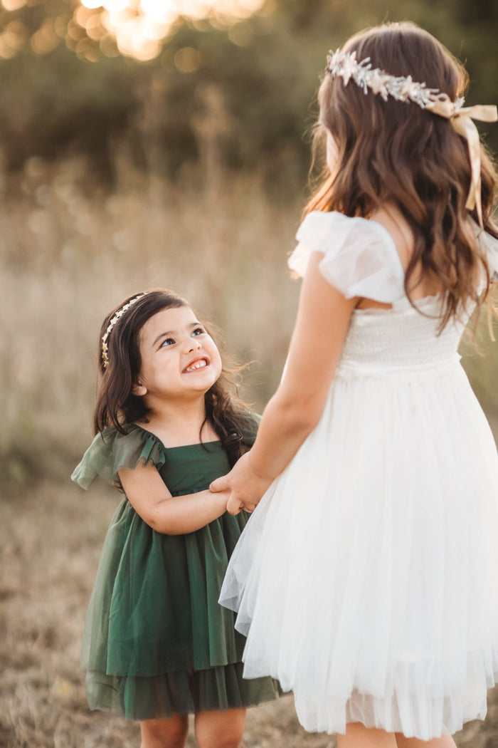 Fawn Dress (forest tulle)
