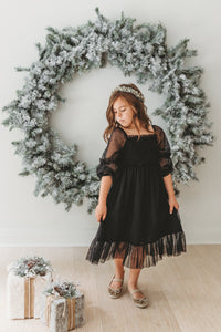 Jossalyn Dress (black tulle) FINAL SALE