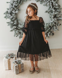 Jossalyn Dress (black tulle) FINAL SALE