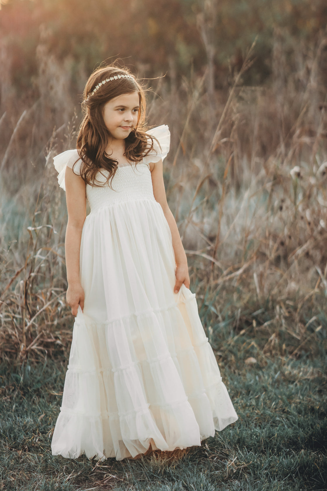 Marabella Dress (antique ivory tulle)