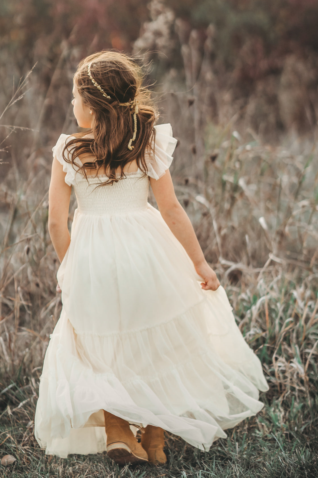 Marabella Dress (antique ivory tulle)