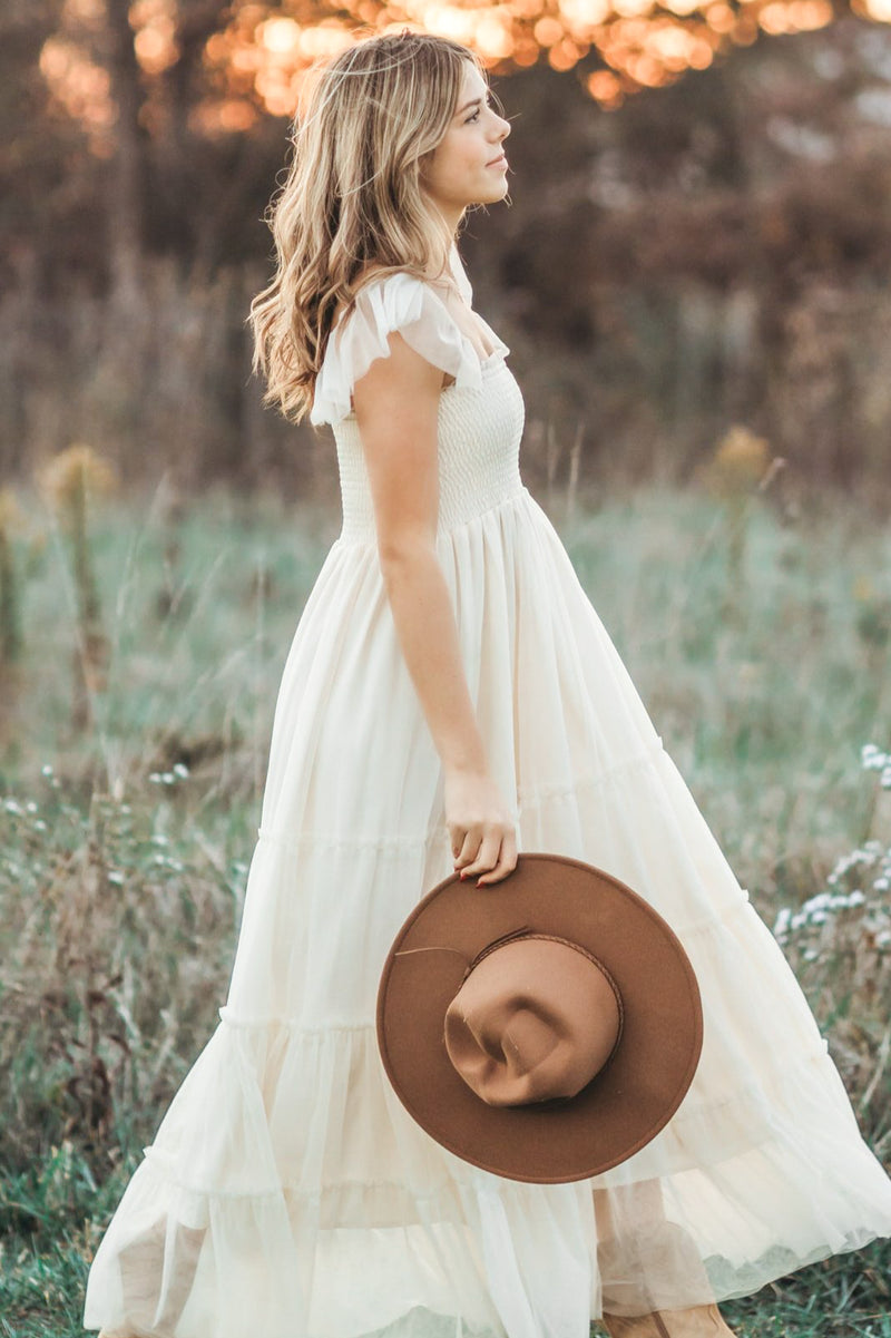 Women's Marabella Dress (antique ivory tulle)