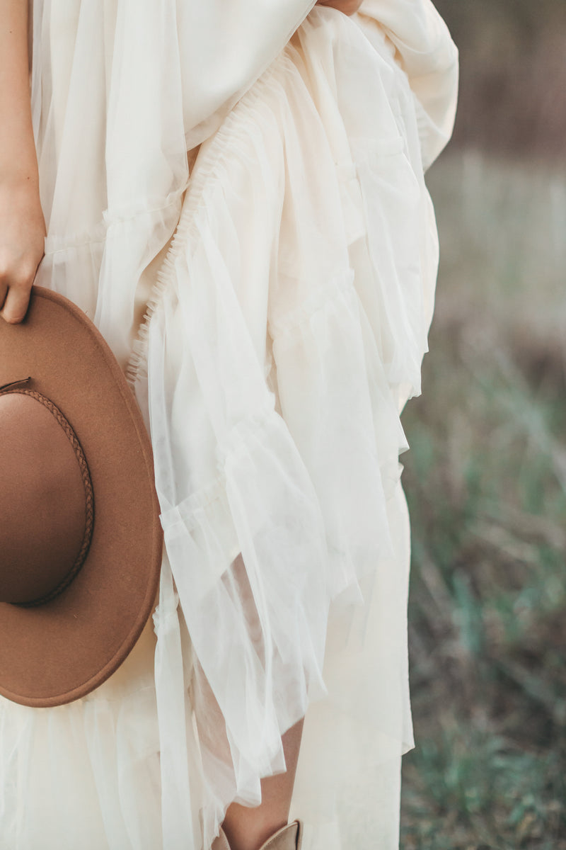 Marabella Dress (antique ivory tulle)