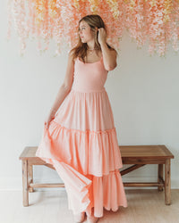 Women's Wendy Dress (vibrant coral muslin)