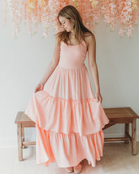 Women's Wendy Dress (vibrant coral muslin)