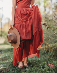 Women's Wendy Dress (venetian red tulle)