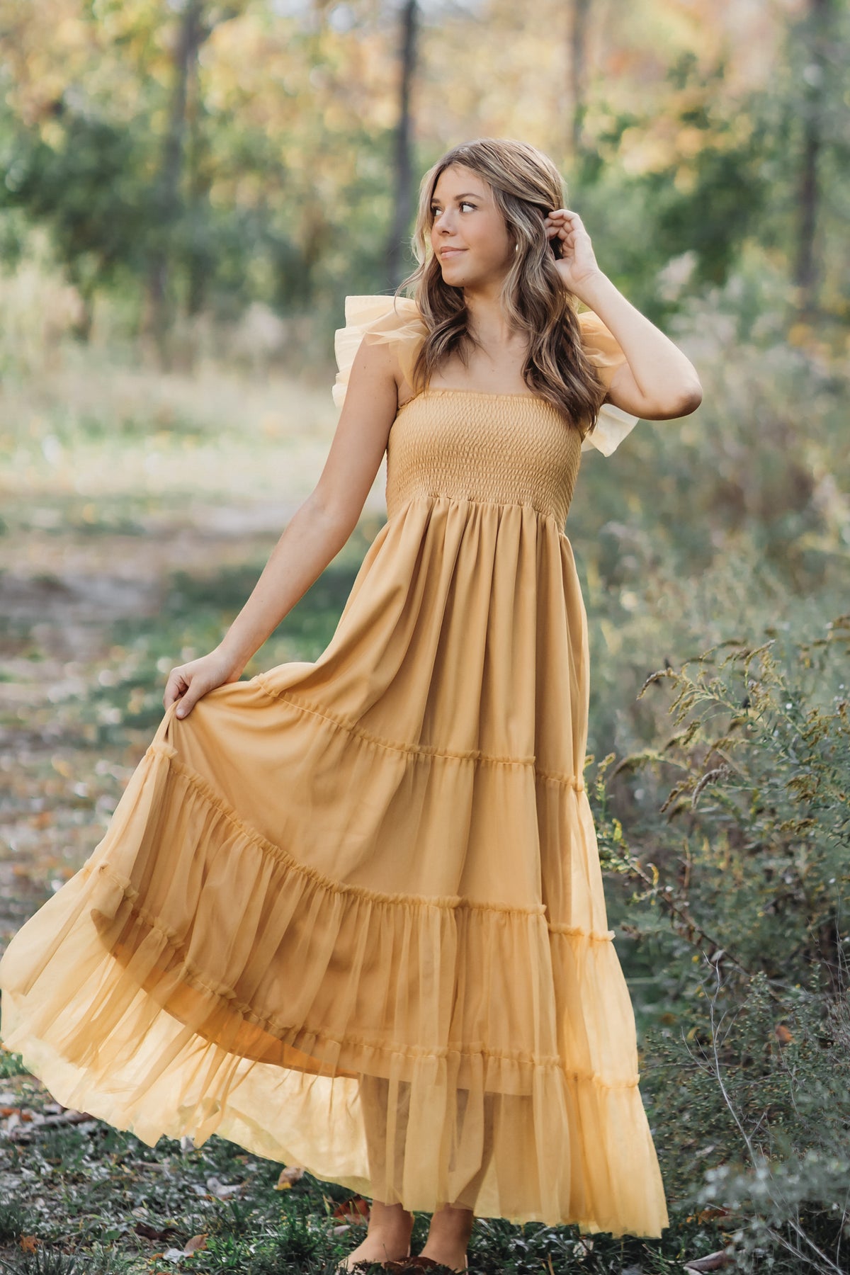 Women's Marabella Dress (saffron tulle)