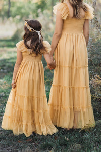 Marabella Dress (saffron tulle)