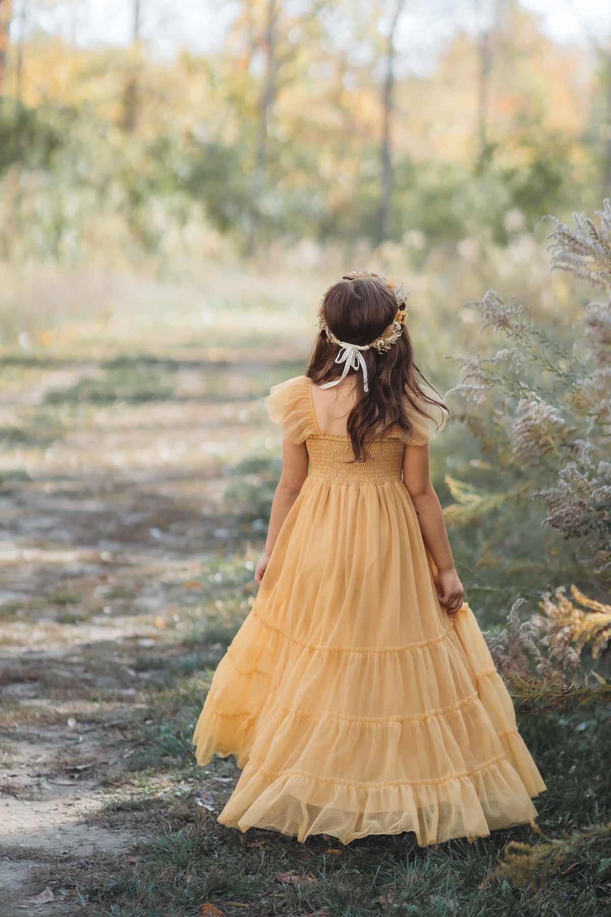 Marabella Dress (saffron tulle)