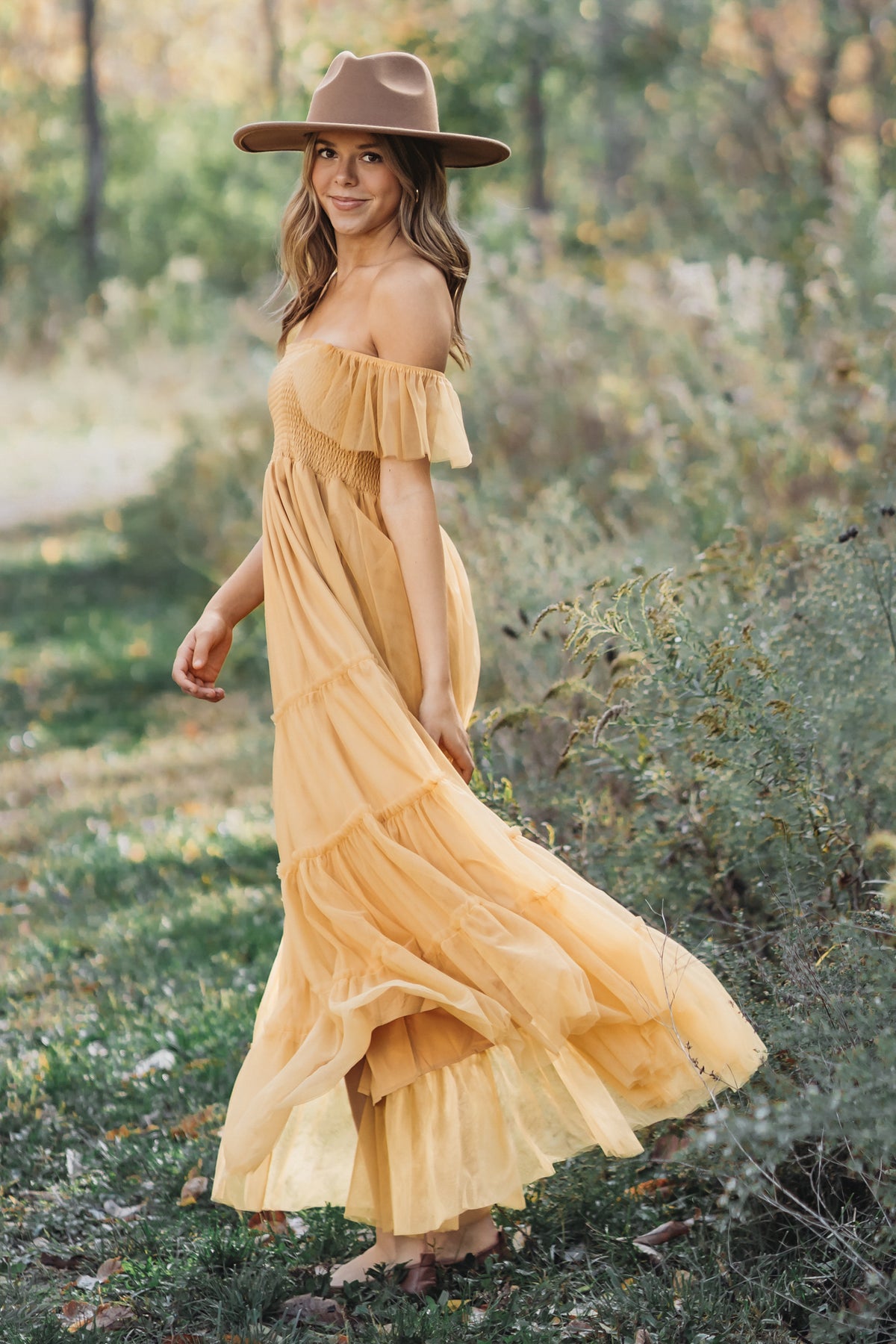 Women's Marabella Dress (saffron tulle)