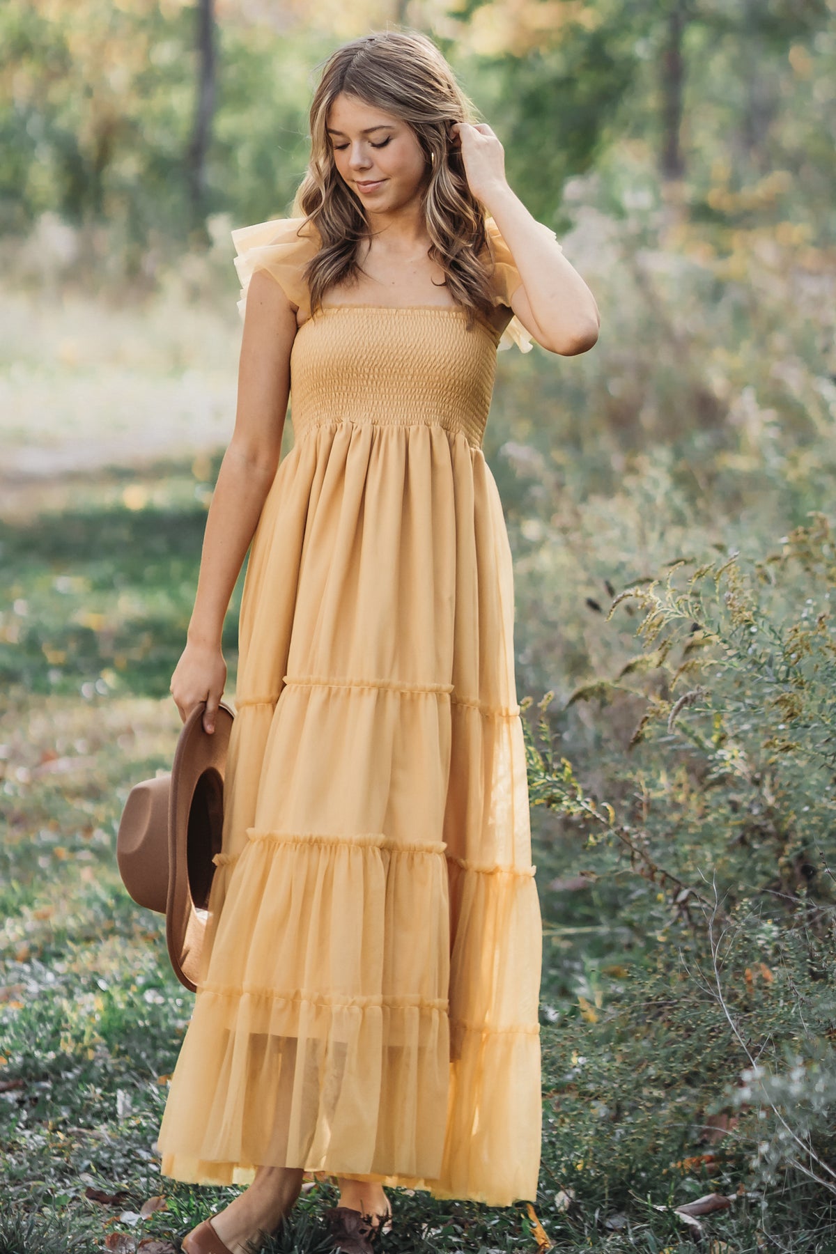 Women's Marabella Dress (saffron tulle)