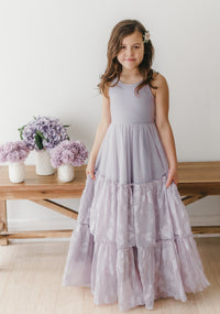 Wendy Dress (lavender butterfly tulle)