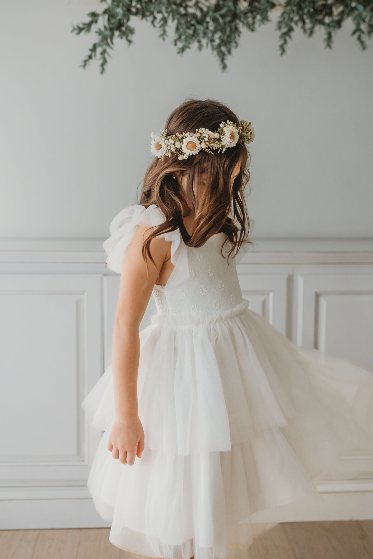 Emilia Dress (soft white tulle)