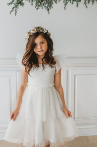 Emilia Dress (soft white tulle)