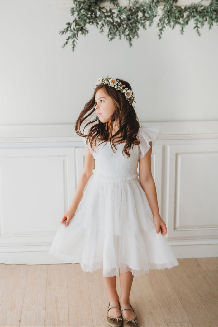INDIE BLUE Dresses Emilia Dress (soft white tulle)