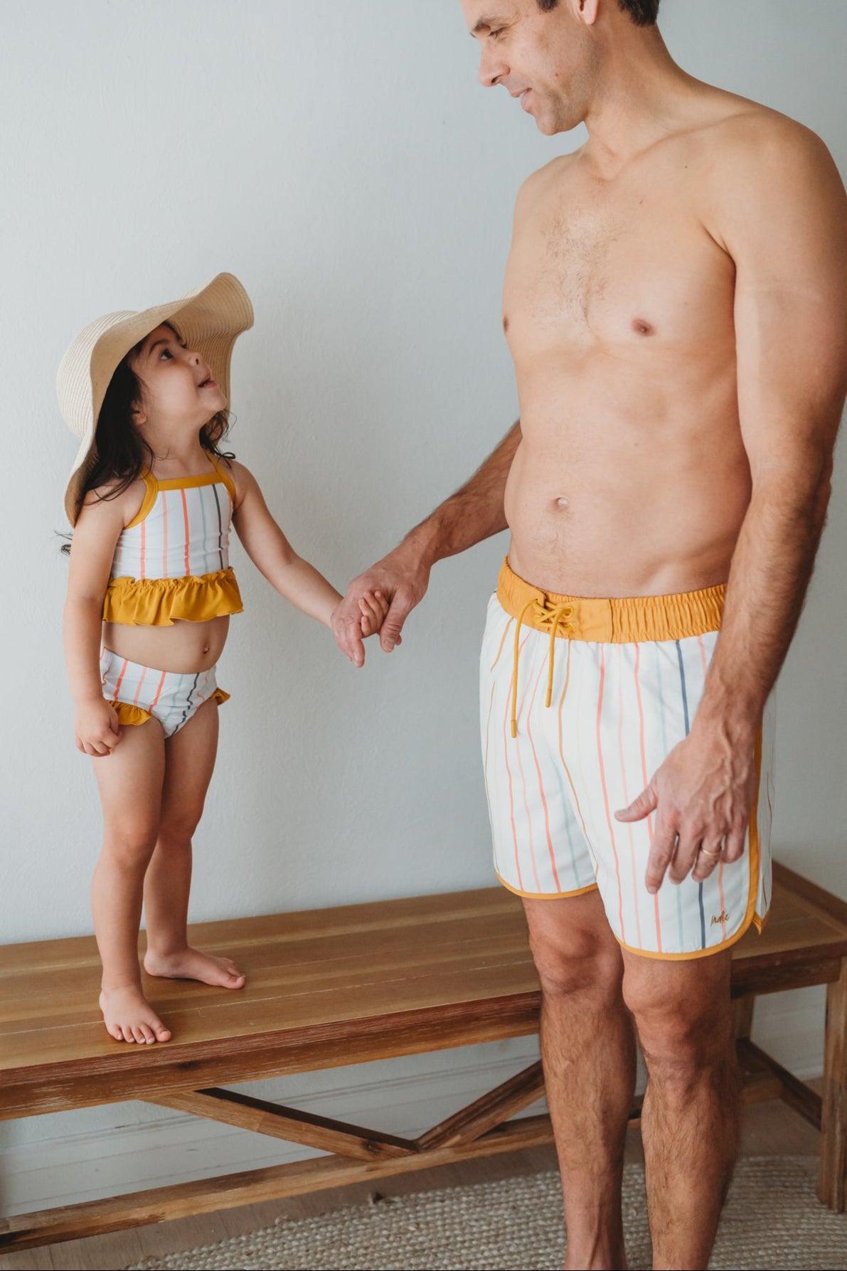 Men's Surf Shorts (color stripes)