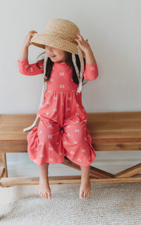 Rita Romper (pink butterfly)