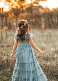 Marabella Dress (soft teal tulle)