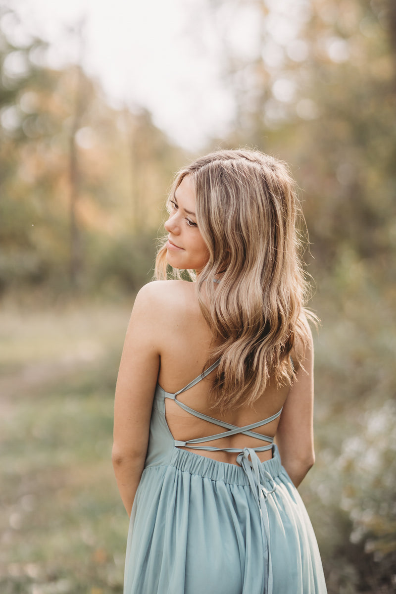 Women's Wendy Dress (soft teal tulle)