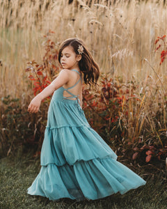 Wendy Tulle Dress (soft teal)