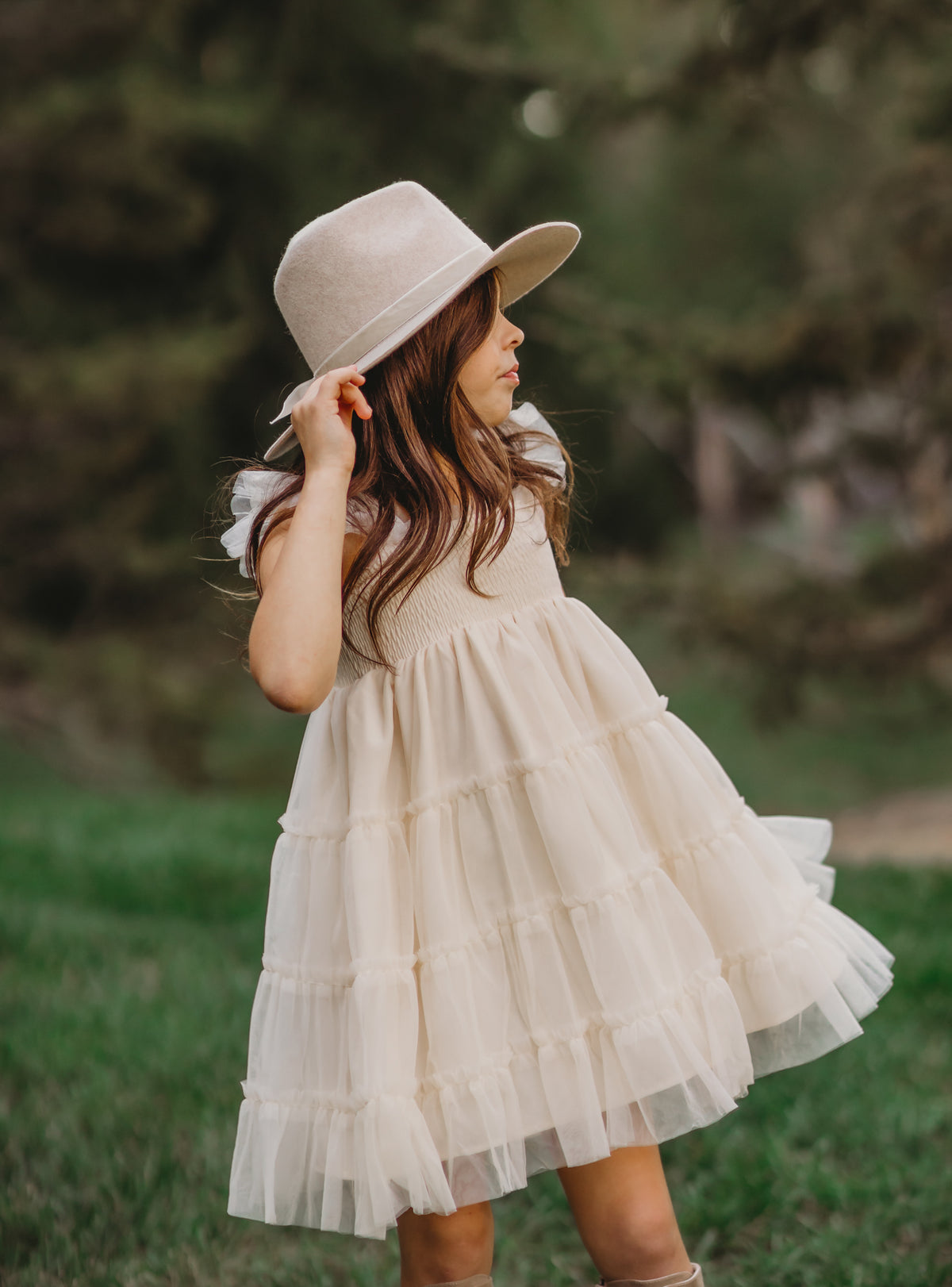 Pia Dress (ivory tulle)