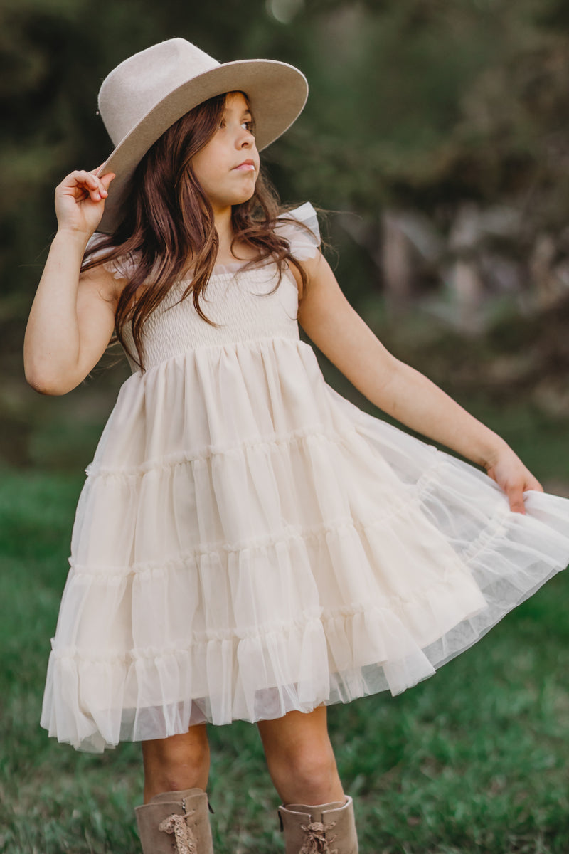 Pia Dress (ivory tulle)