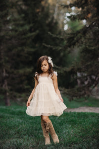 Pia Dress (antique ivory tulle)