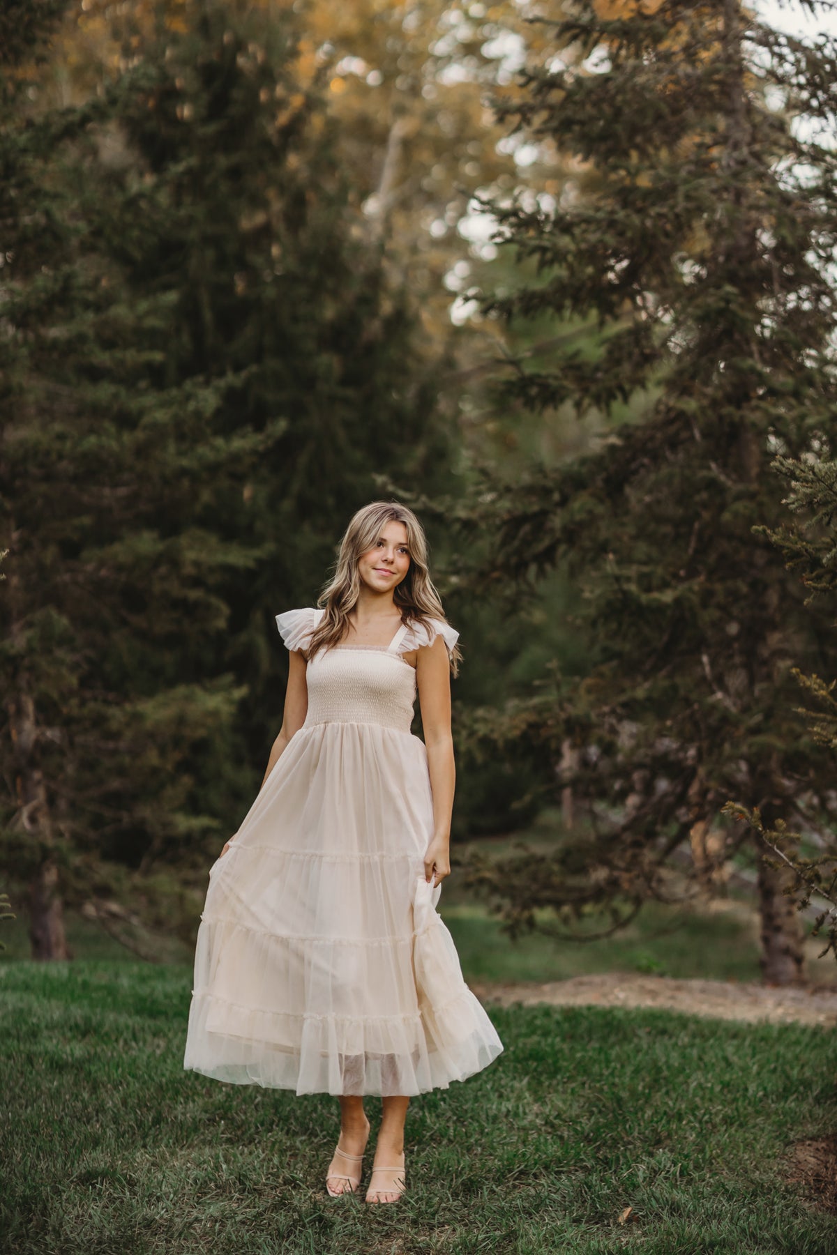 Women's Pia Dress (ivory tulle)