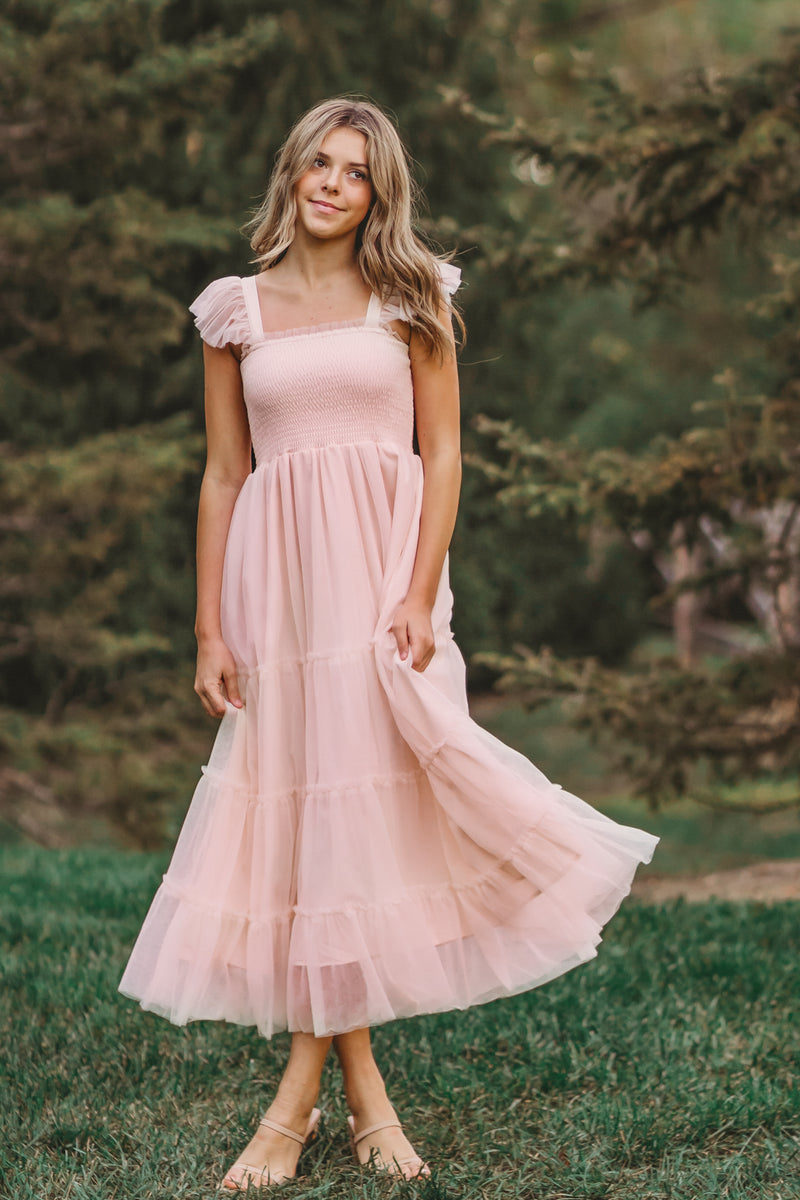 Women's Pia Dress (pretty pink tulle) L Women's Pia Dress (pretty pink tulle) L