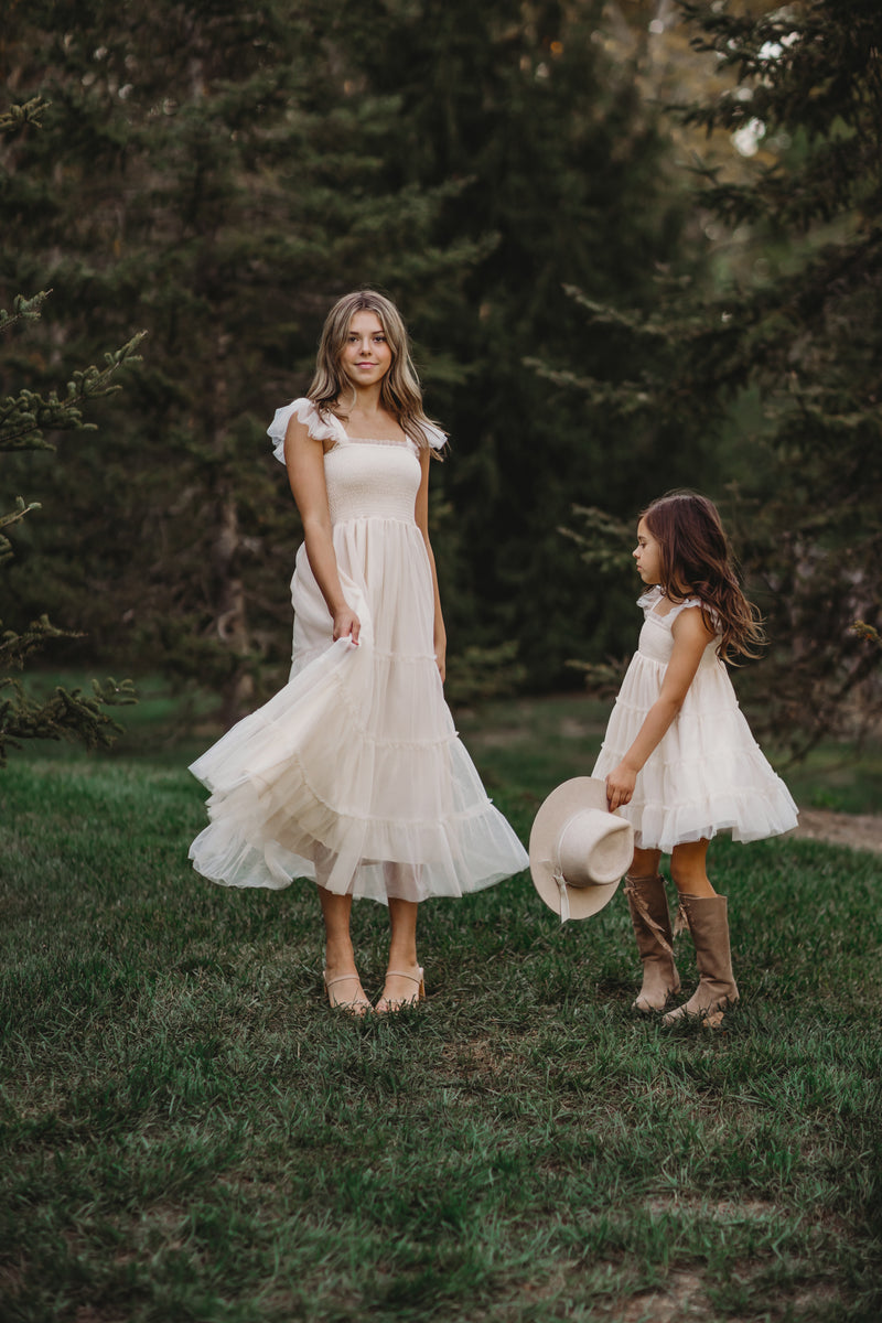 Pia Dress (ivory tulle)