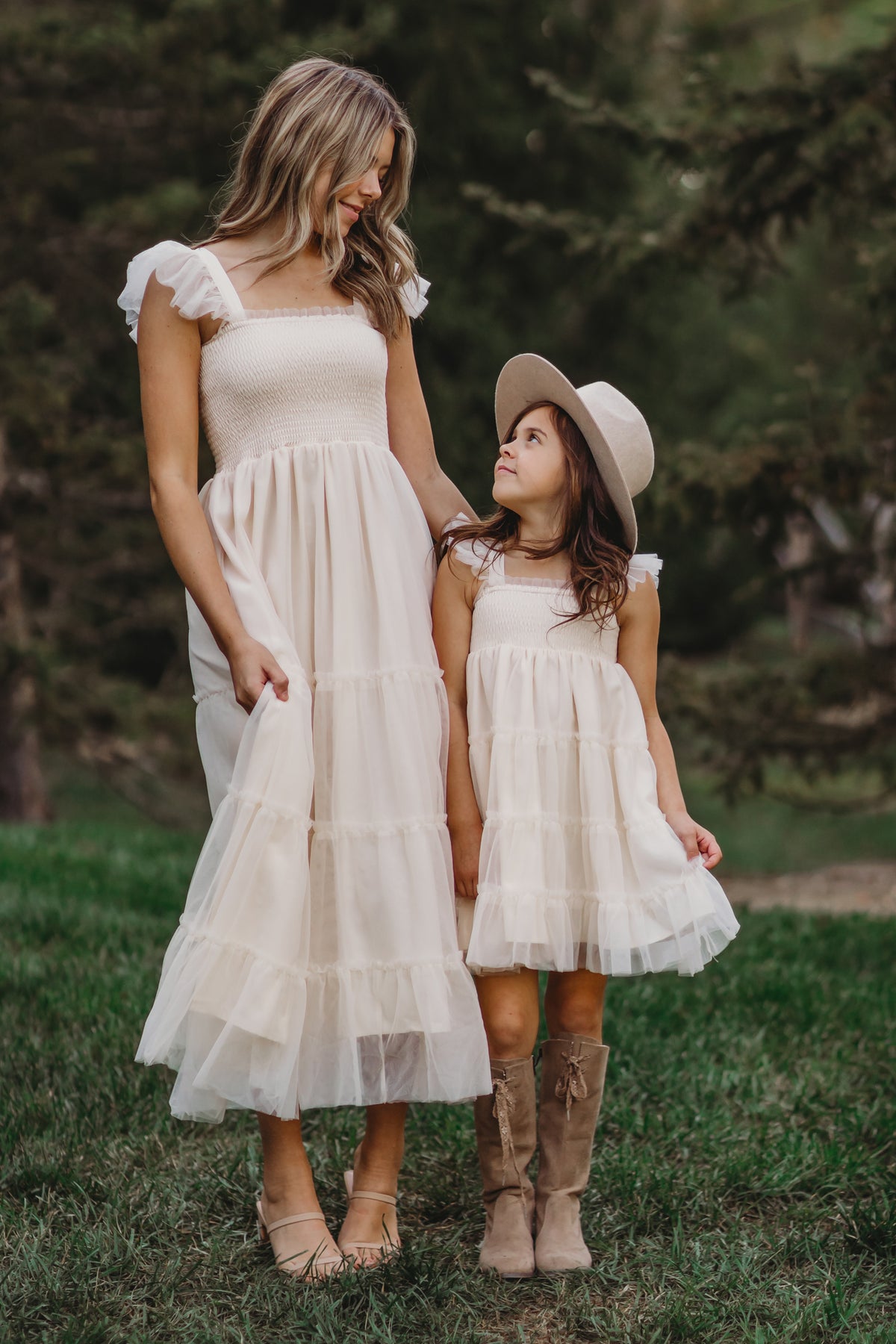 Pia Dress (ivory tulle)