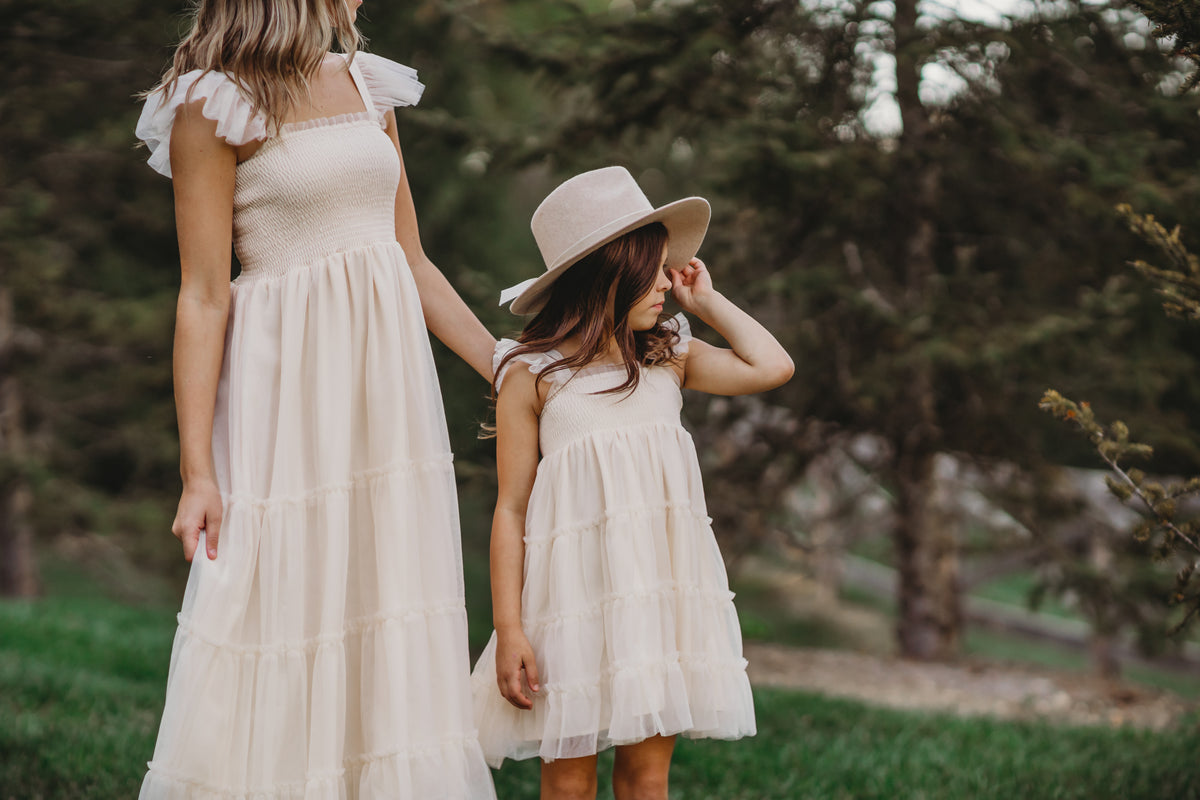 Pia Dress (ivory tulle)