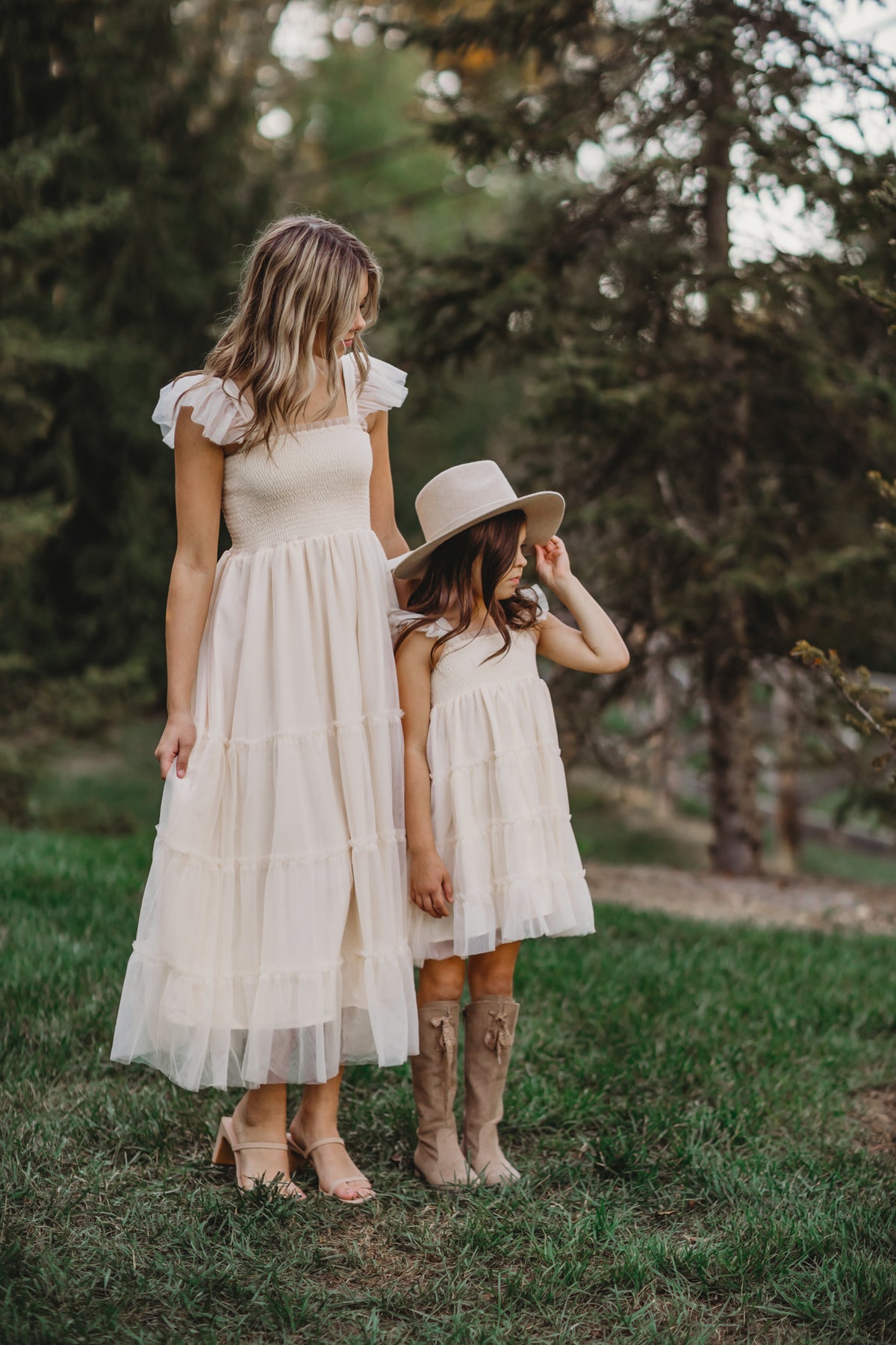 Pia Dress (ivory tulle)