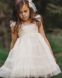 Pia Dress (antique ivory tulle)