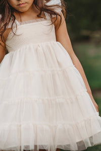 Pia Dress (antique ivory tulle)