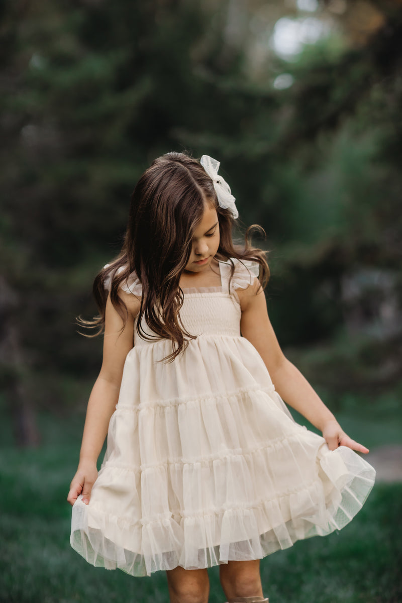 Pia Dress (ivory tulle)