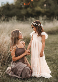 Women's Wendy Dress (mocha tulle)