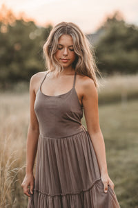Women's Wendy Dress (mocha tulle)