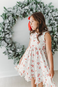 Emmylou (cutesy red floral) FINAL SALE