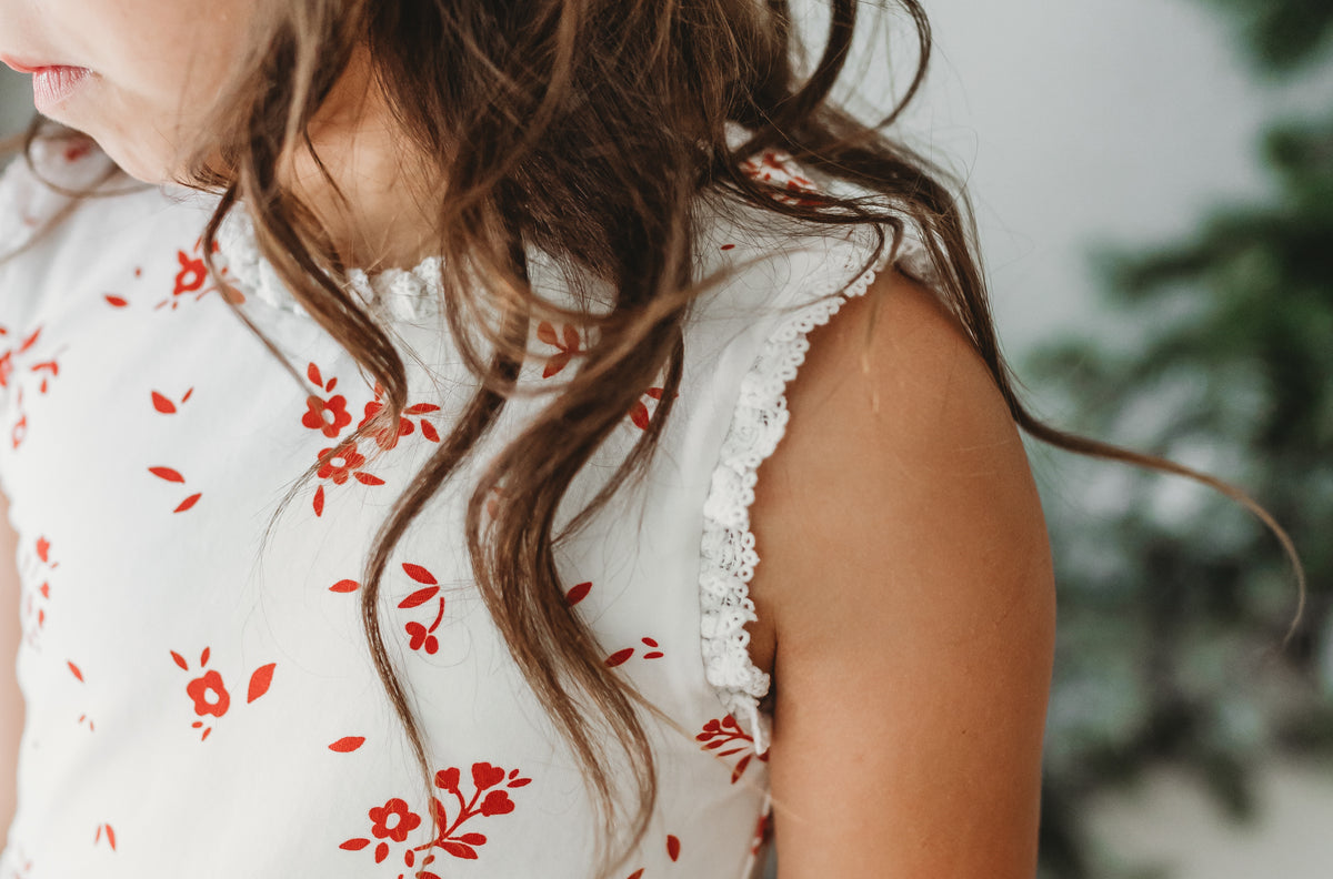 Emmylou (cutesy red floral)