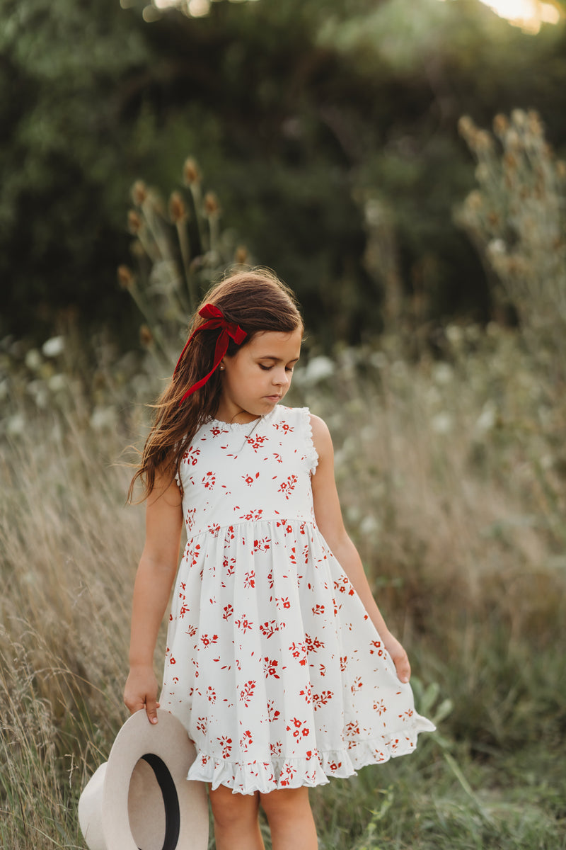 Emmylou (cutesy red floral)